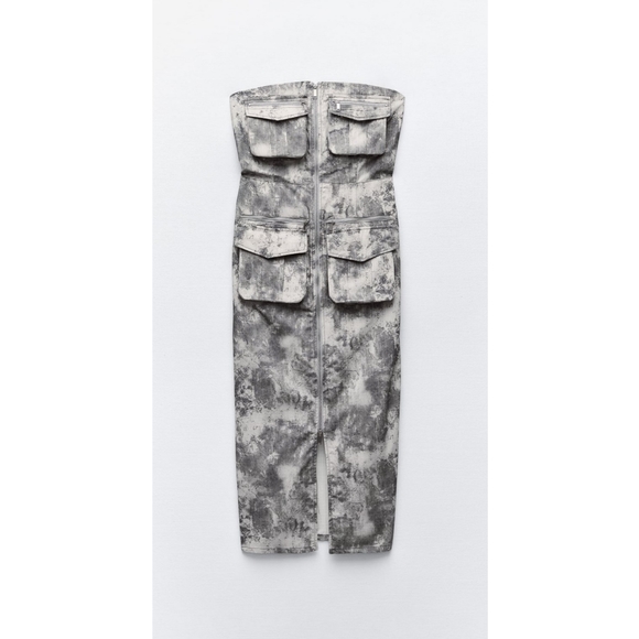 Zara * Cargo Dress NWT - Picture 6 of 12
